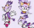 Blaze Kedi, bir prenses ve Sonic arkadaşlarından biri